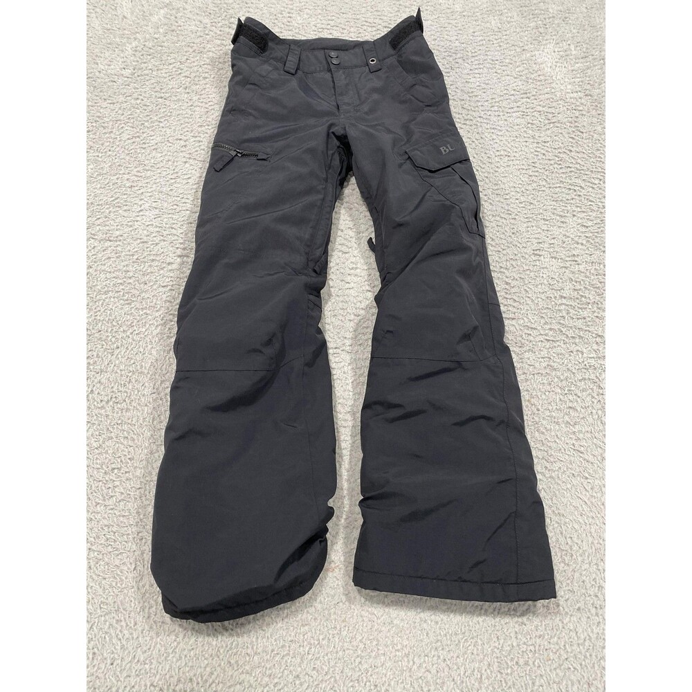 Burton Pants Youth 10 Black Snow Ski Snowboard Dryride Cargo Room To Grow